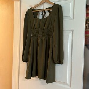 Green size small dress worn twice